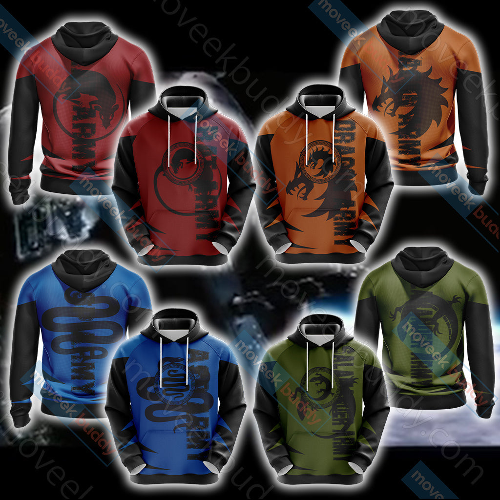 Ender's Game - Battle School Army - Dragon Army Unisex 3D T-shirt