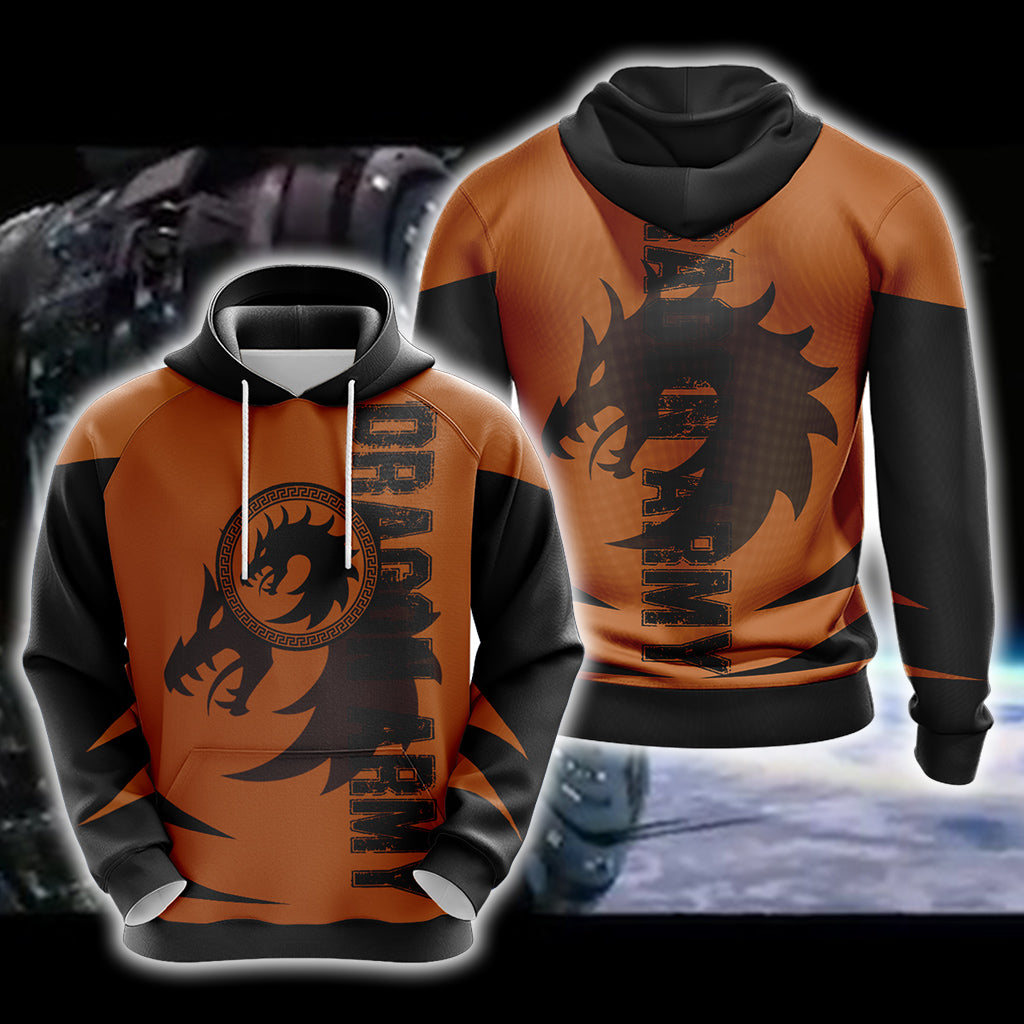 Ender's Game - Battle School Army - Dragon Army Unisex 3D T-shirt Hoodie S