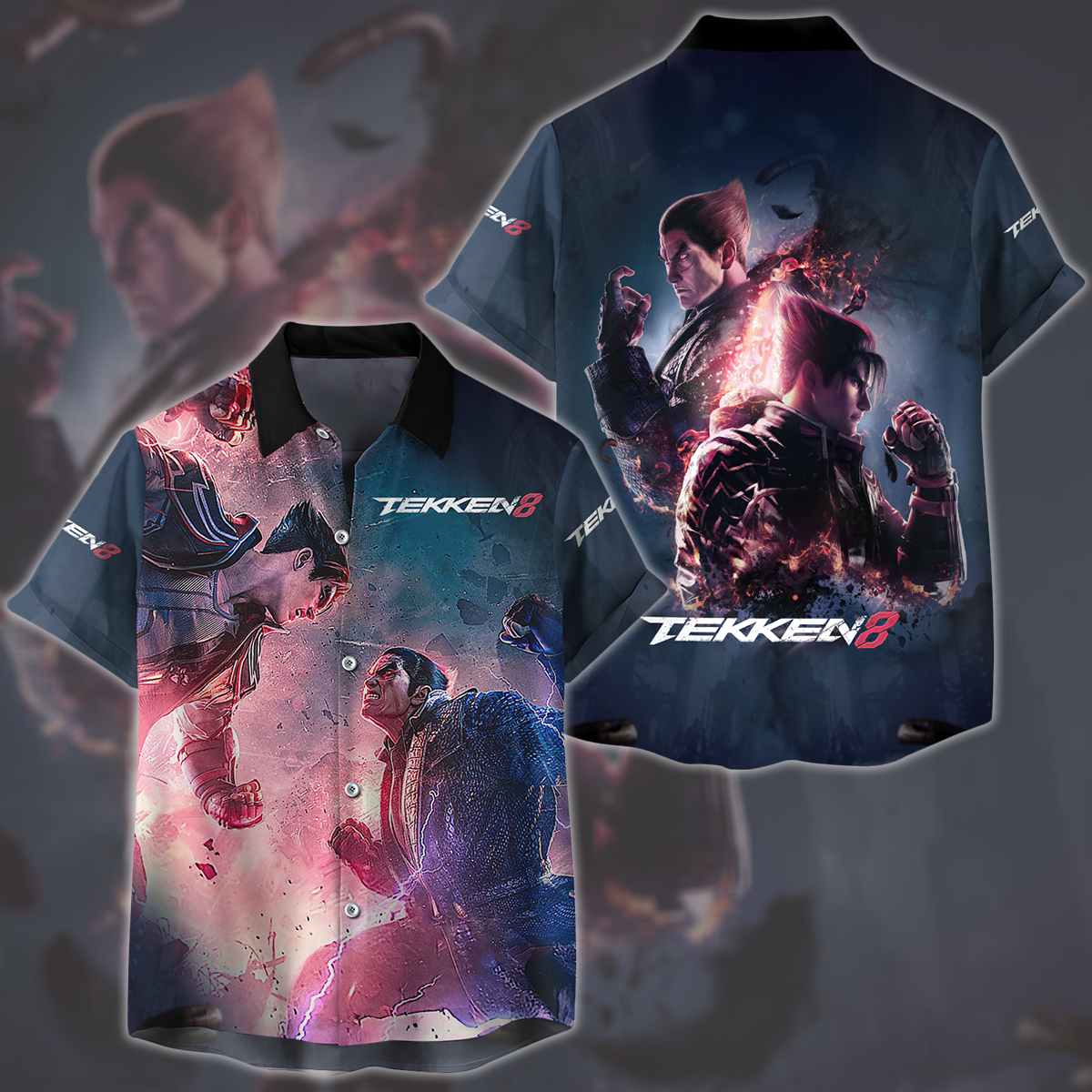 Tekken 8 Video Game All Over Printed T-shirt Tank Top Zip Hoodie Pullover Hoodie Hawaiian Shirt Beach Shorts Joggers Hawaiian Shirt S