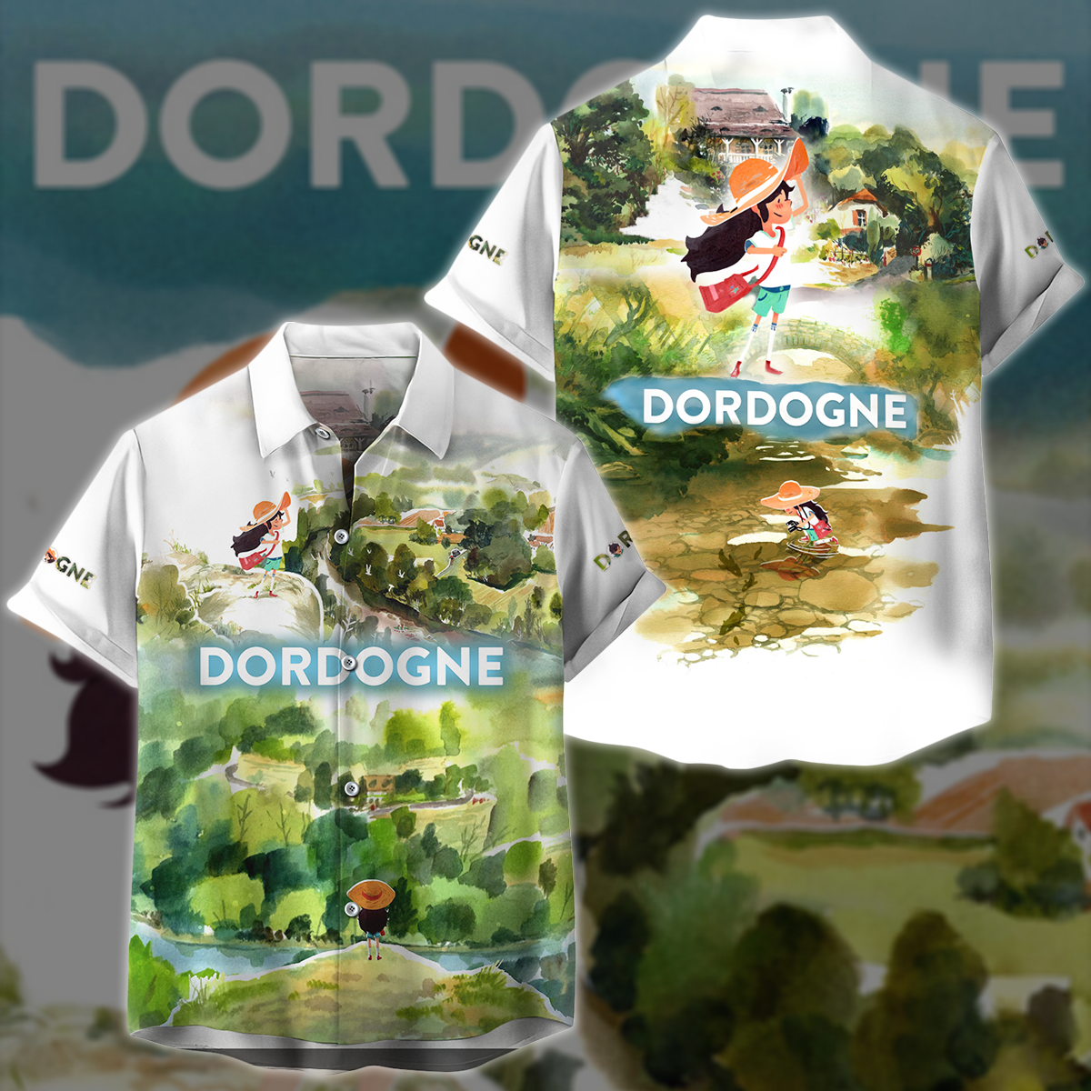 Dordogne Video Game 3D All Over Printed T-shirt Tank Top Zip Hoodie Pullover Hoodie Hawaiian Shirt Beach Shorts Jogger Hawaiian Shirt S