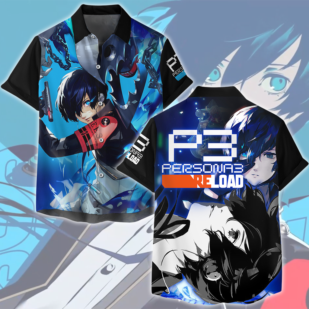 Persona 3 Reload Video Game All Over Printed T-shirt Tank Top Zip Hoodie Pullover Hoodie Hawaiian Shirt Beach Shorts Joggers Hawaiian Shirt S