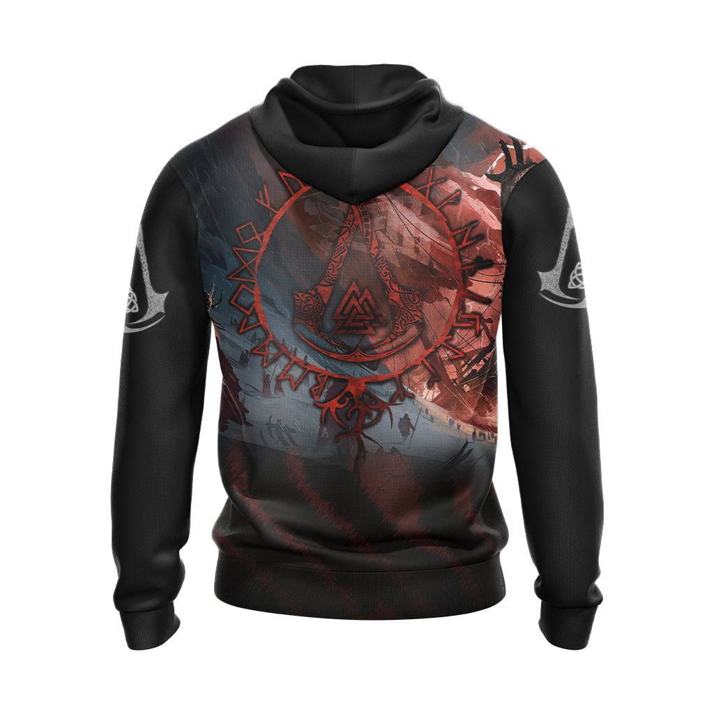 Assassin's Creed Ragnarok Unisex 3D T-shirt Zip Hoodie Pullover Hoodie