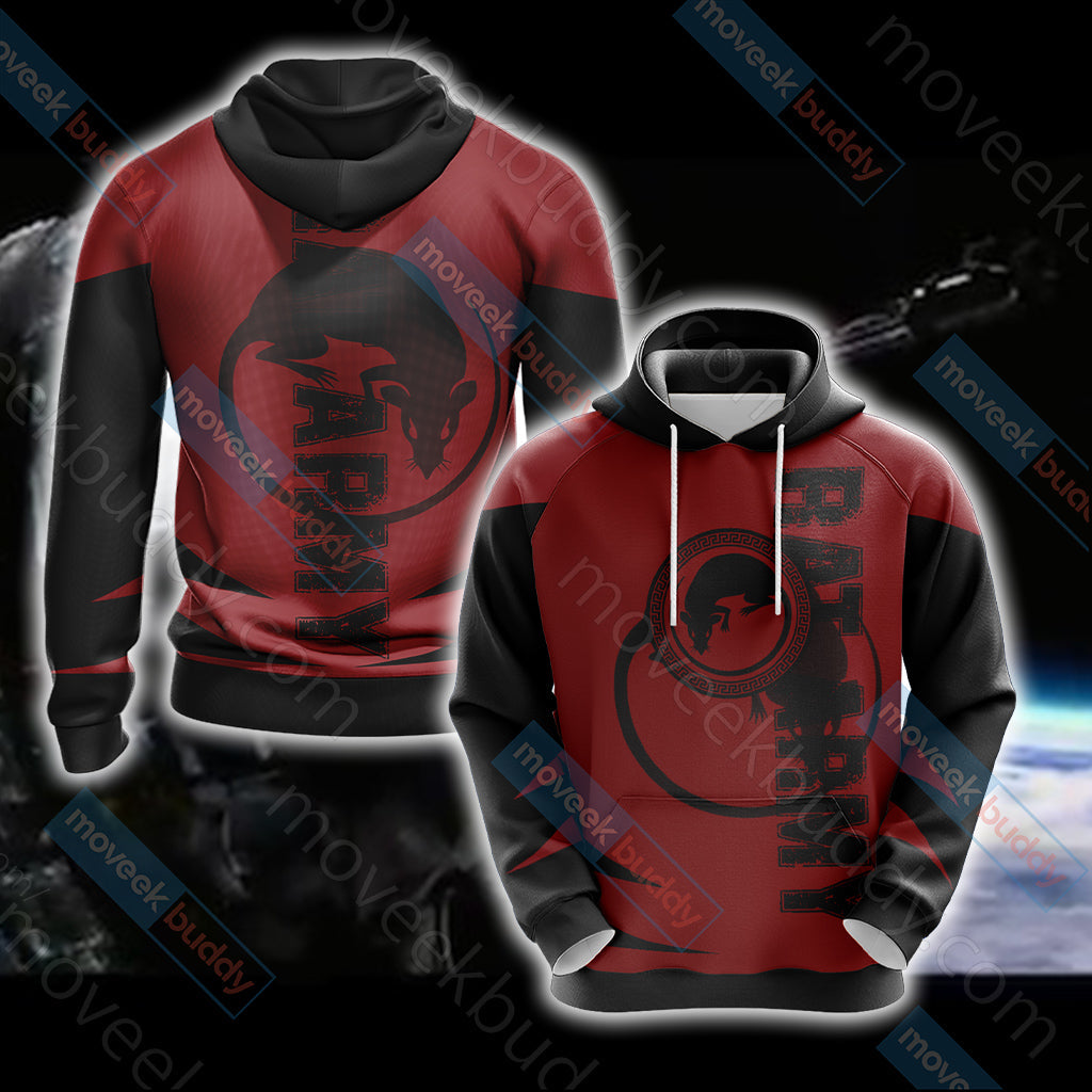 Ender's Game - Battle School Army - Rat Army Unisex 3D T-shirt Hoodie S