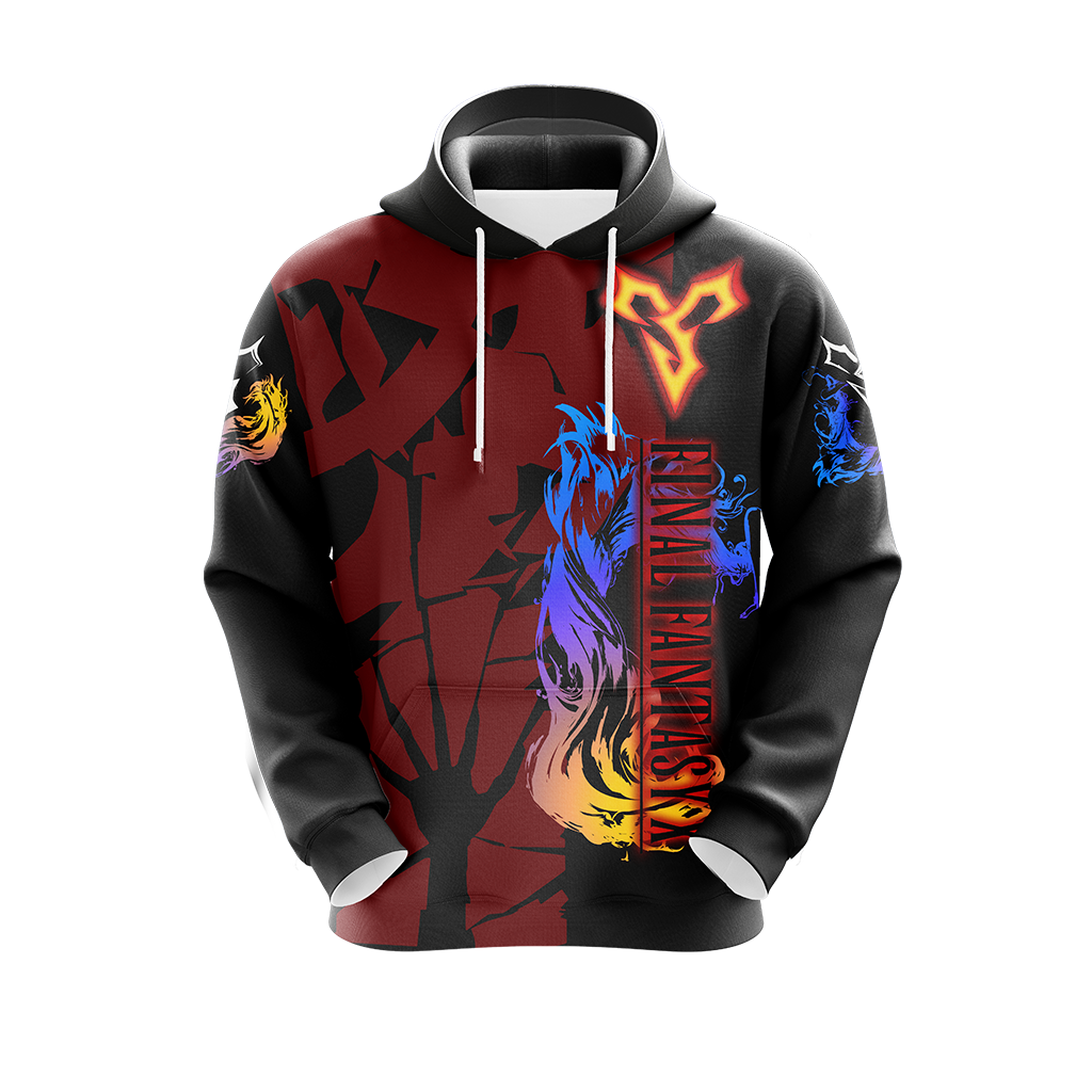 Final Fantasy X Tidus Symbol Unisex 3D T-shirt Zip Hoodie Pullover Hoodie