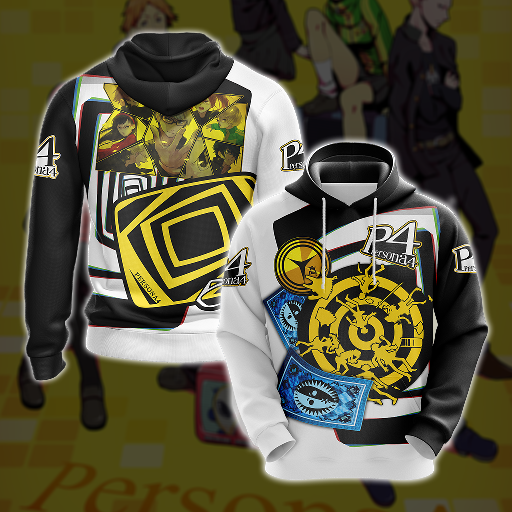 Persona 4 Symbols Unisex 3D T-shirt Zip Hoodie Pullover Hoodie Hoodie S
