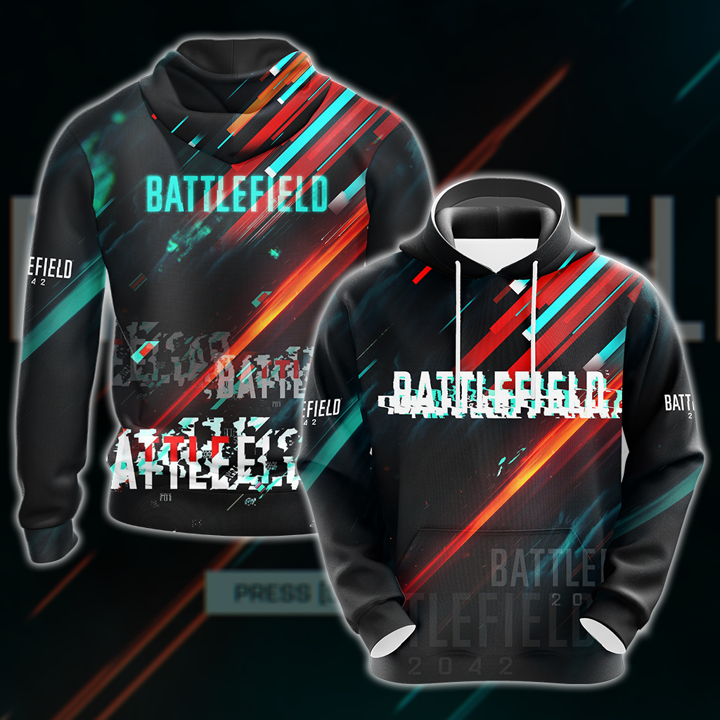 Battlefield 2042 All Over Print T-shirt Tank Top Zip Hoodie Pullover Hoodie Hawaiian Shirt Hoodie S