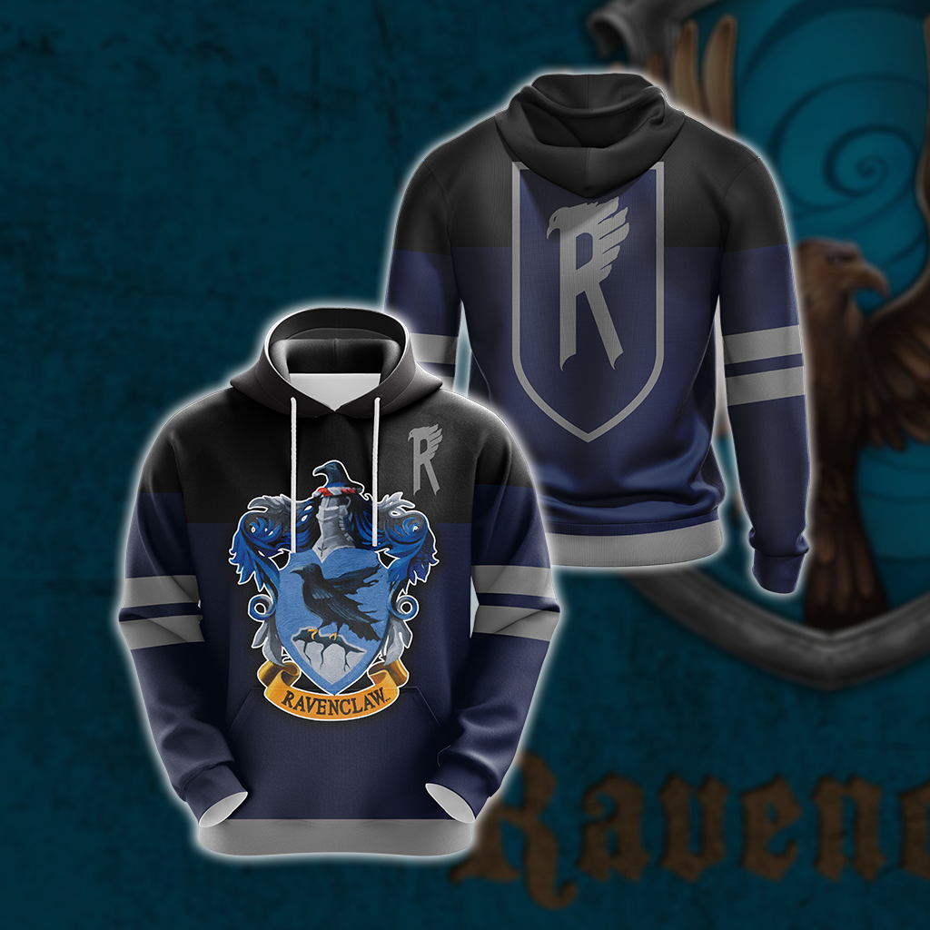 Harry Potter - Wise Like A Ravenclaw New Style Unisex 3D T-shirt Hoodie S