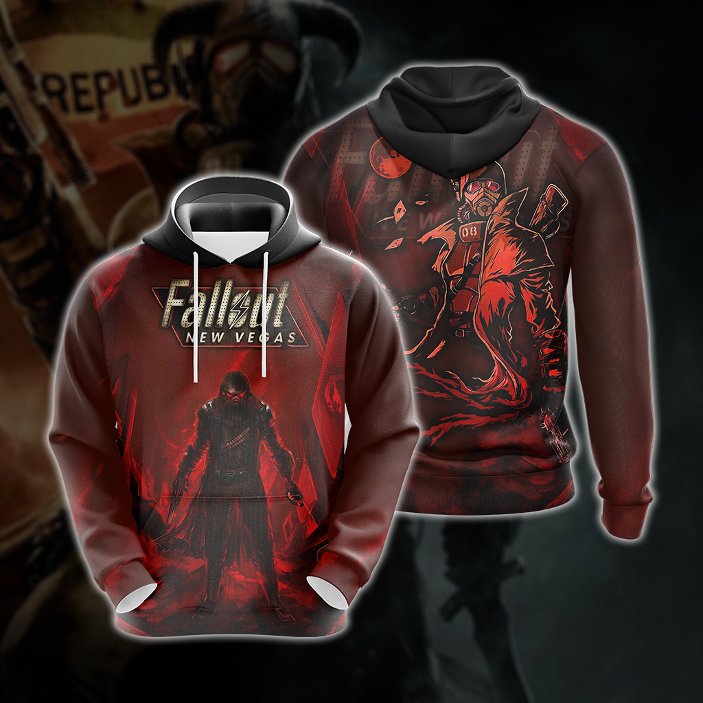 Fallout: New Vegas Unisex 3D T-shirt Hoodie S