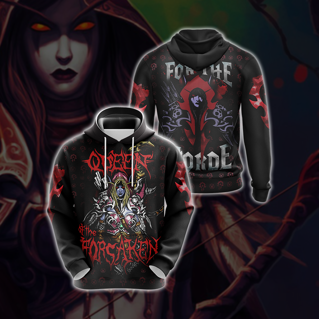 World Of Warcraft - Queen of the Forsaken Unisex 3D T-shirt Hoodie S