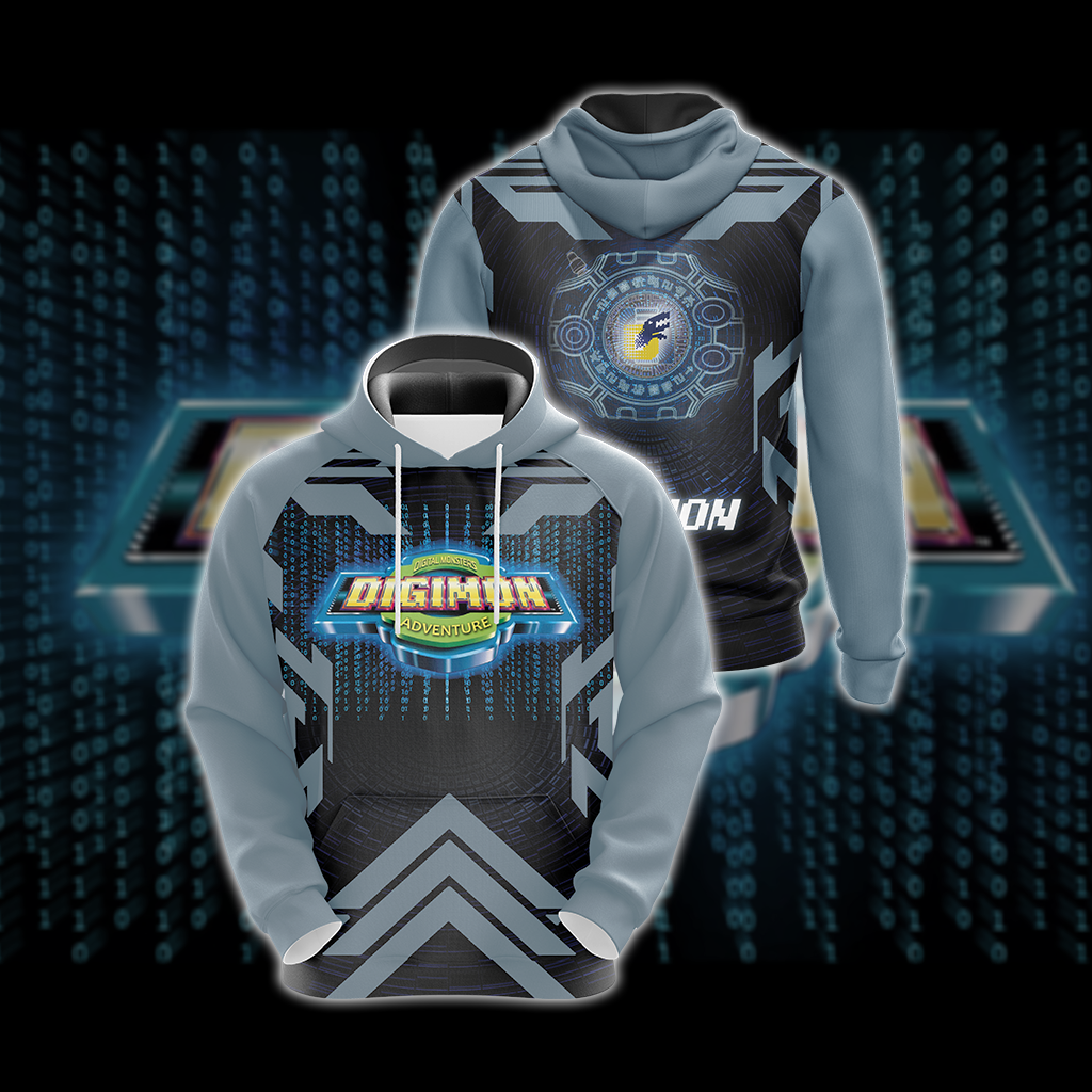 Digimon New Look Unisex 3D T-shirt Hoodie S