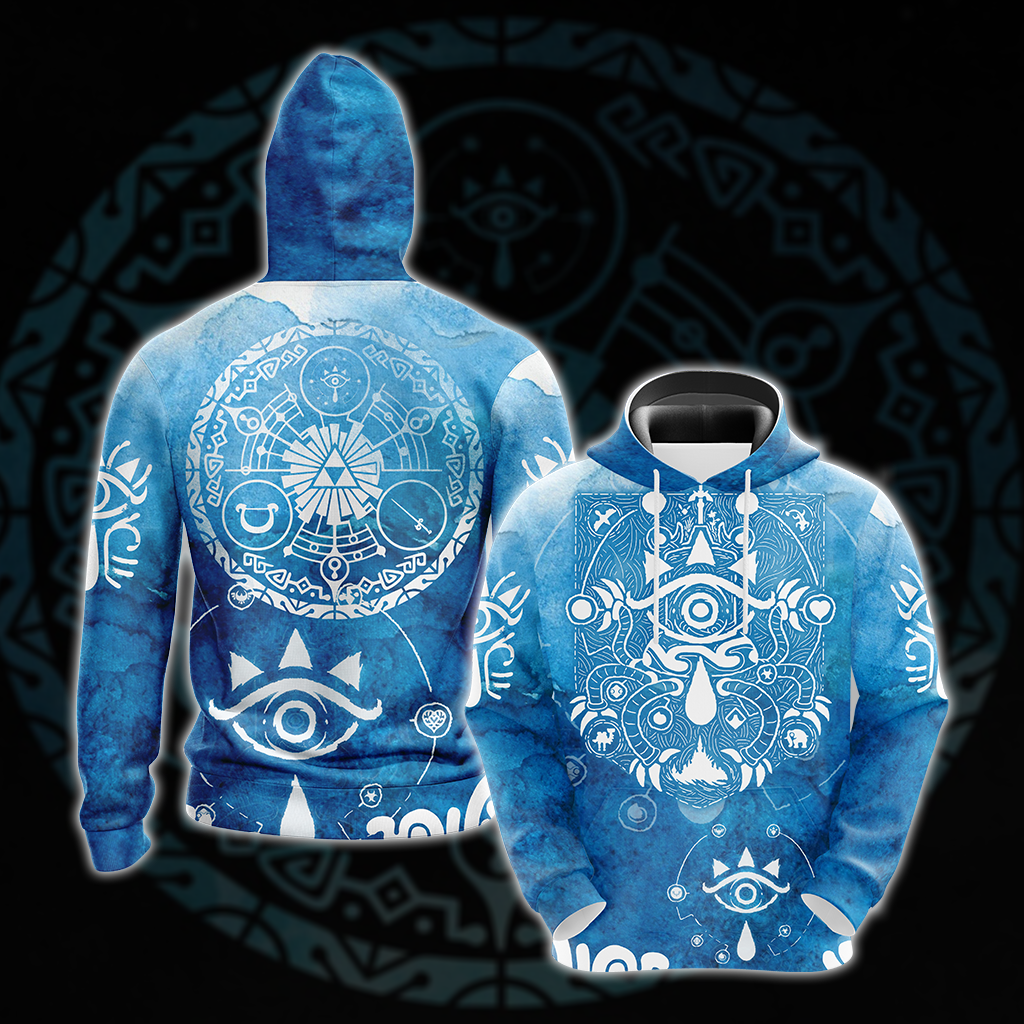 The Legend of Zelda All Over Print T-shirt Tank Top Zip Hoodie Pullover Hoodie Hoodie S