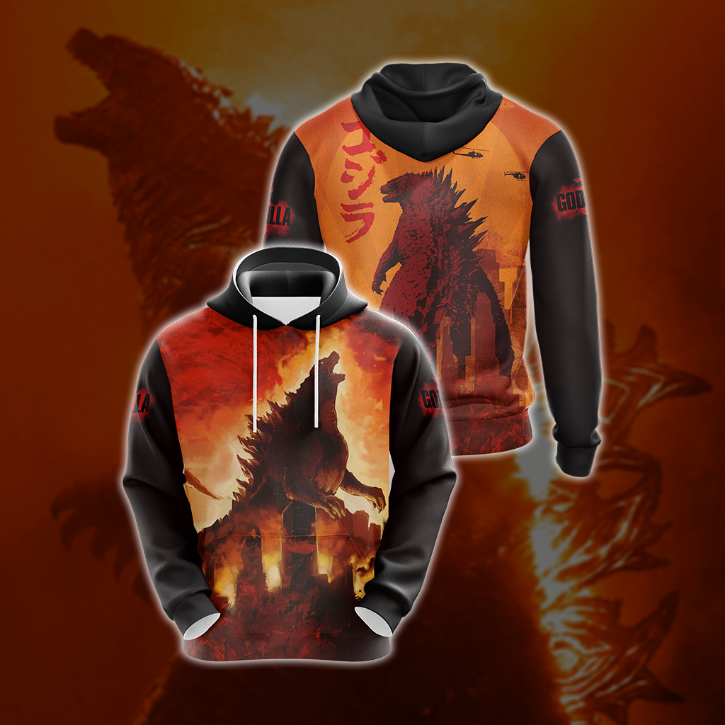 Godzilla New Style Unisex 3D T-shirt Hoodie S