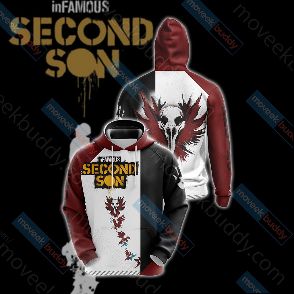 Infamous: Second Son - Ending Symbol Unisex 3D T-shirt Hoodie S
