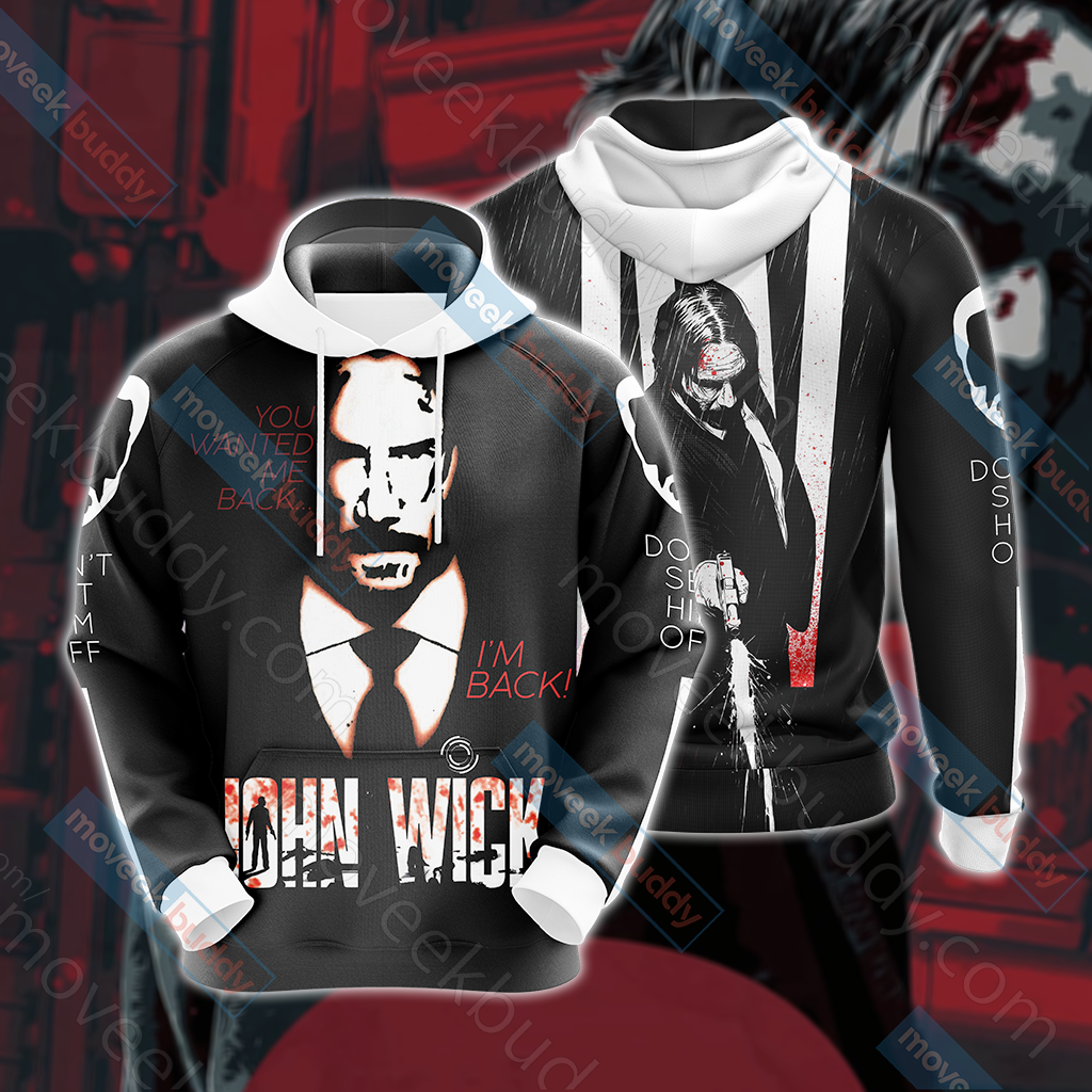 John Wick New Unisex 3D T-shirt Hoodie S
