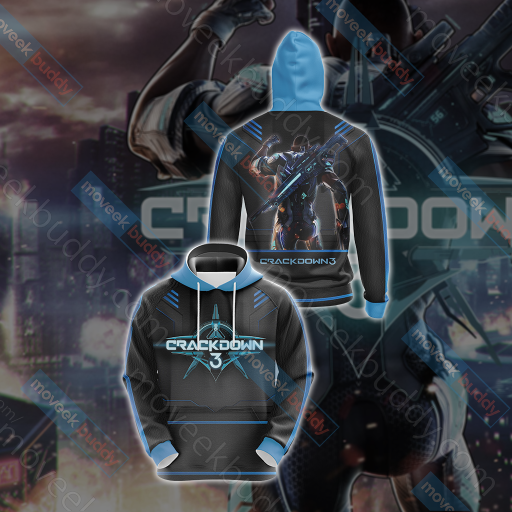 Crackdown 3 Unisex 3D T-shirt Hoodie S