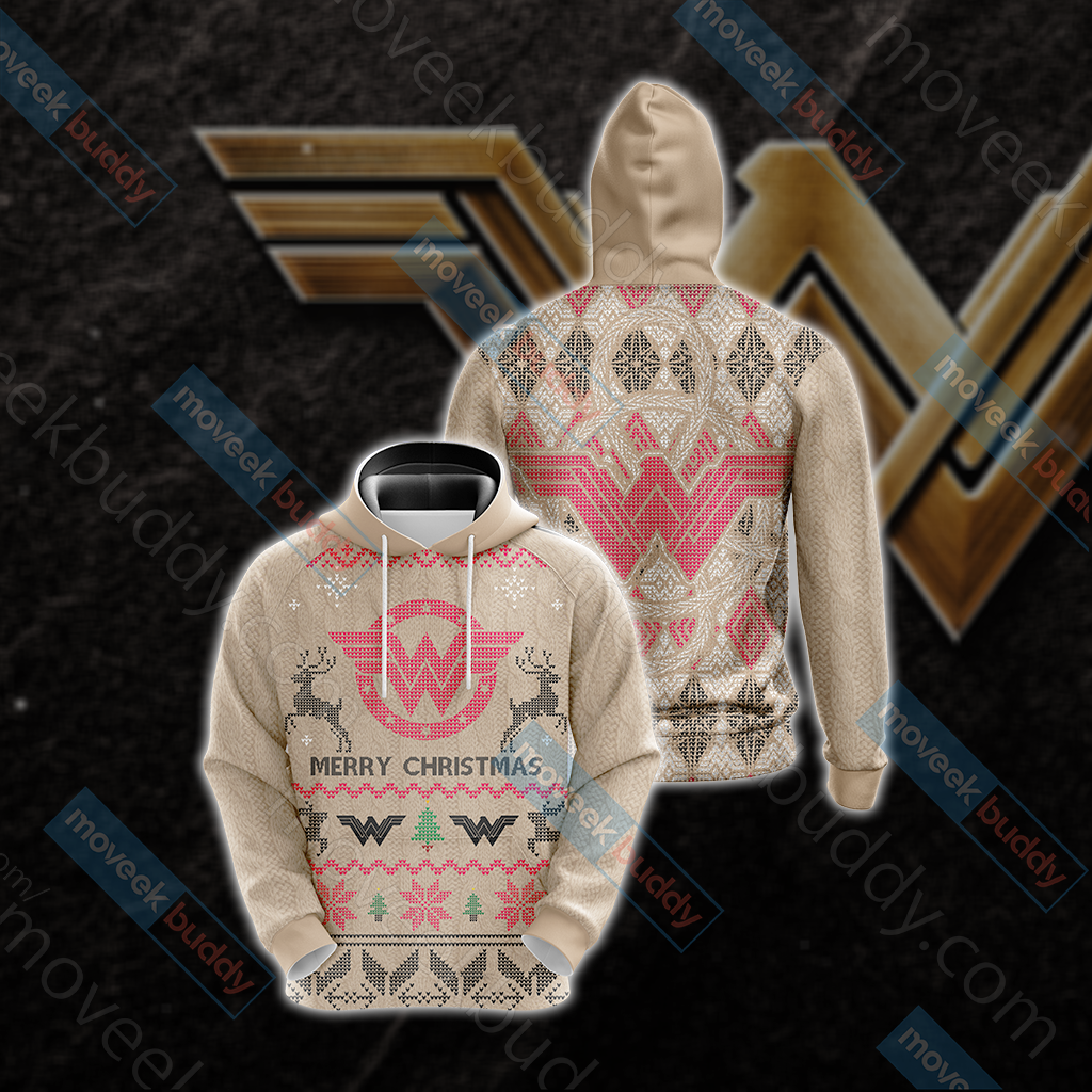 Wonderwoman Knitting Style Unisex 3D T-shirt Hoodie S