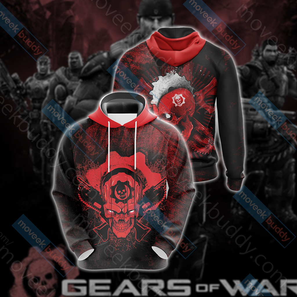 Gears of War New Look Unisex 3D T-shirt Hoodie S