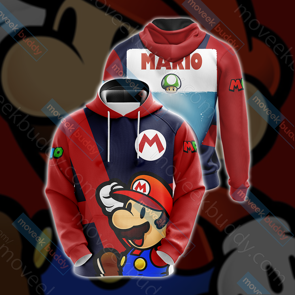 Mario New Collection Unisex 3D T-shirt Hoodie S