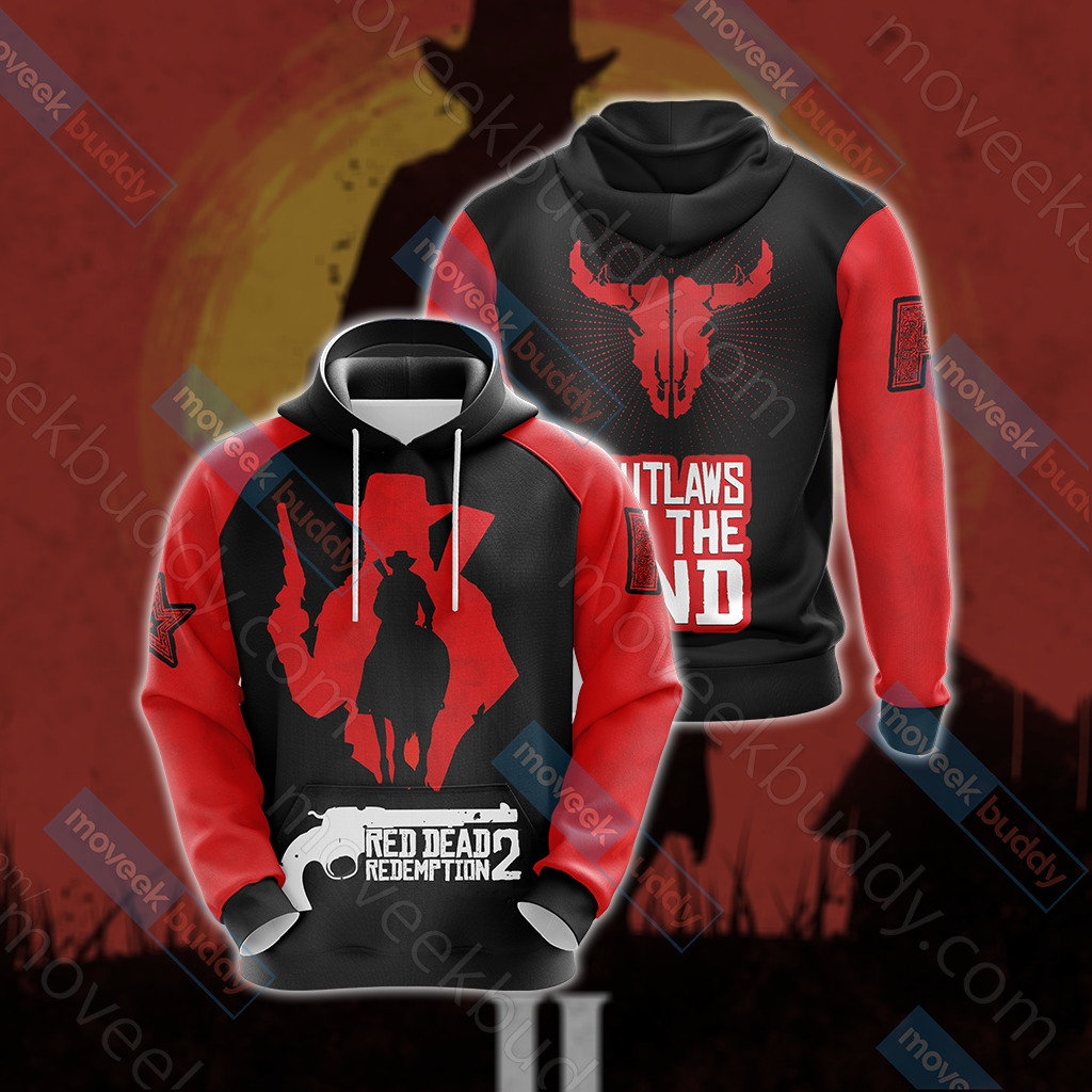 Red Dead Redemption 2 New Unisex 3D T-shirt Hoodie S