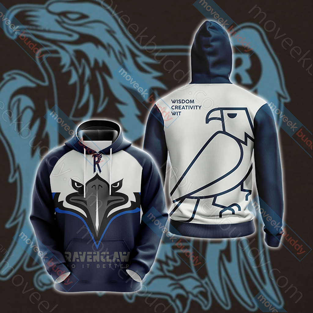 Harry Potter - Ravenclaw House Version Wackystyle Unisex 3D T-shirt Hoodie S