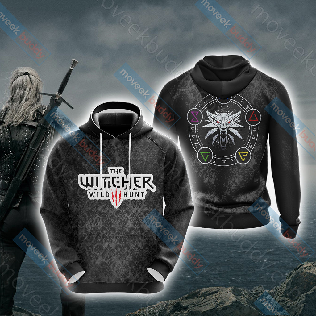 The Witcher Wild Hunt Unisex 3D T-shirt Hoodie S