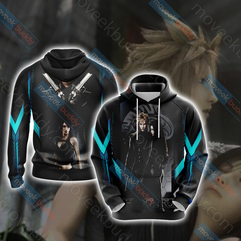 Final Fantasy - Cloud and Tifa Unisex 3D T-shirt Hoodie S