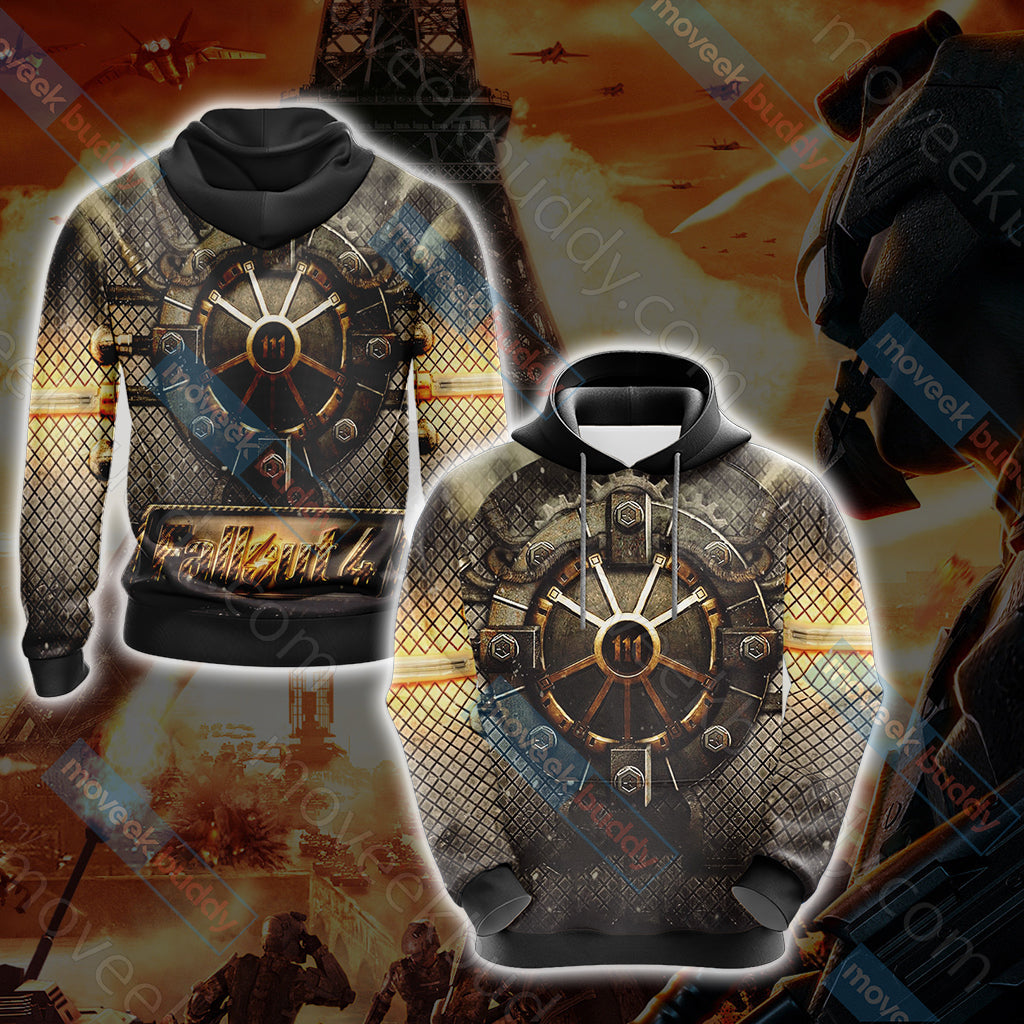 Fallout 4 Unisex 3D T-shirt Hoodie S