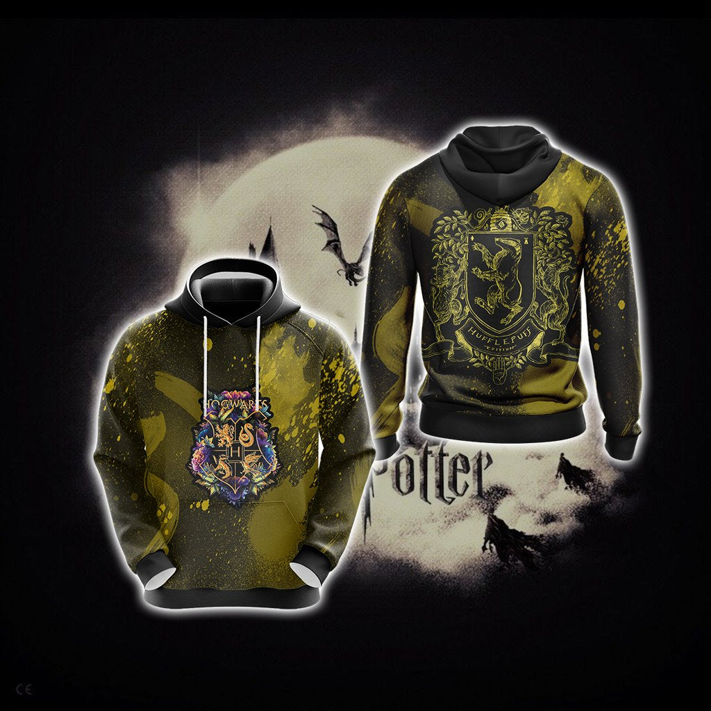 Loyal Like A Hufflepuff Harry Potter Unisex 3D T-shirt Hoodie S
