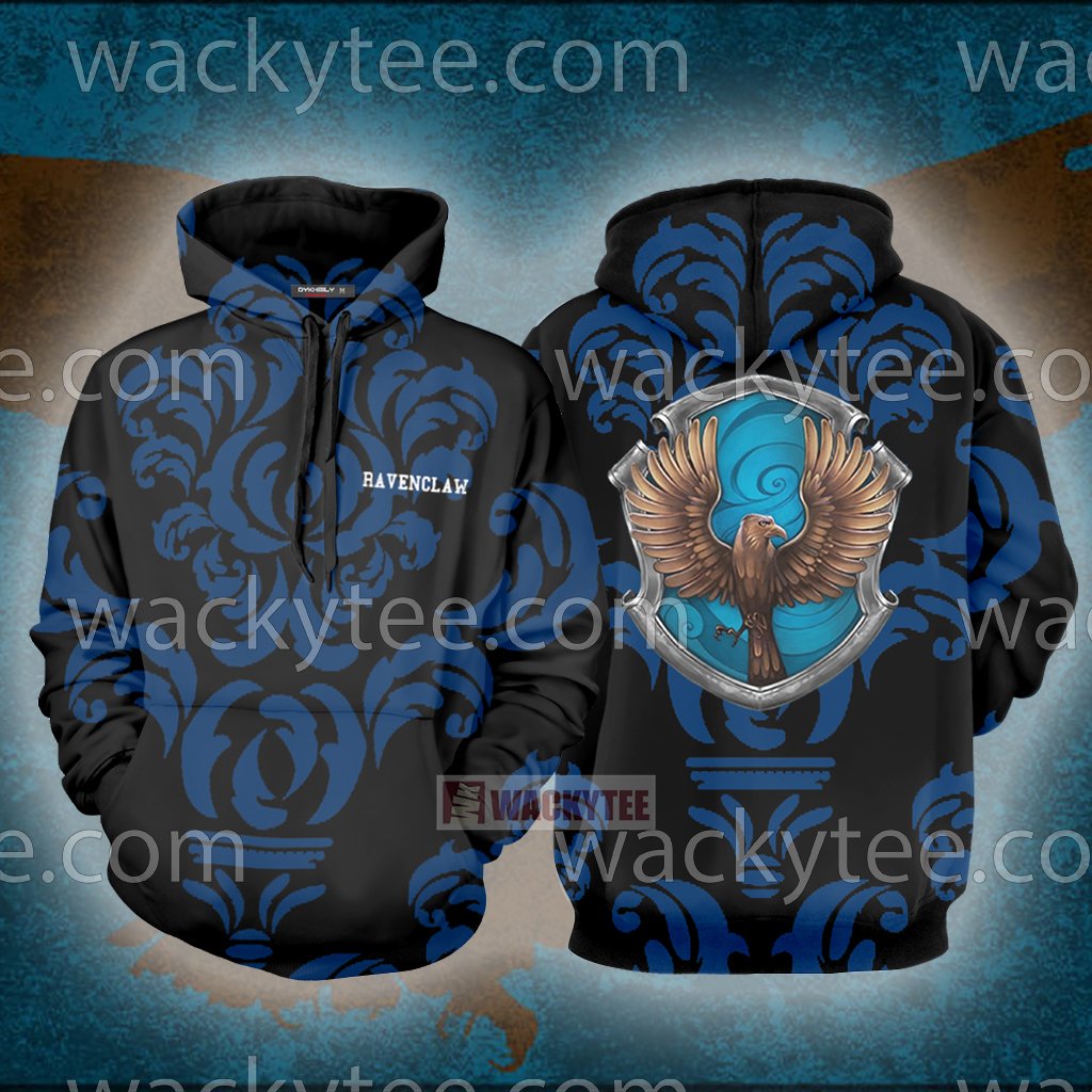 Wise Like A Ravenclaw Harry Potter New Collection Unisex 3D T-shirt Hoodie S