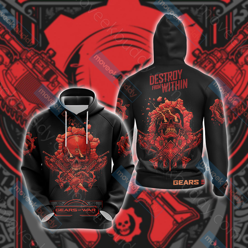 Gears Of War 5 Unisex 3D T-shirt Hoodie S