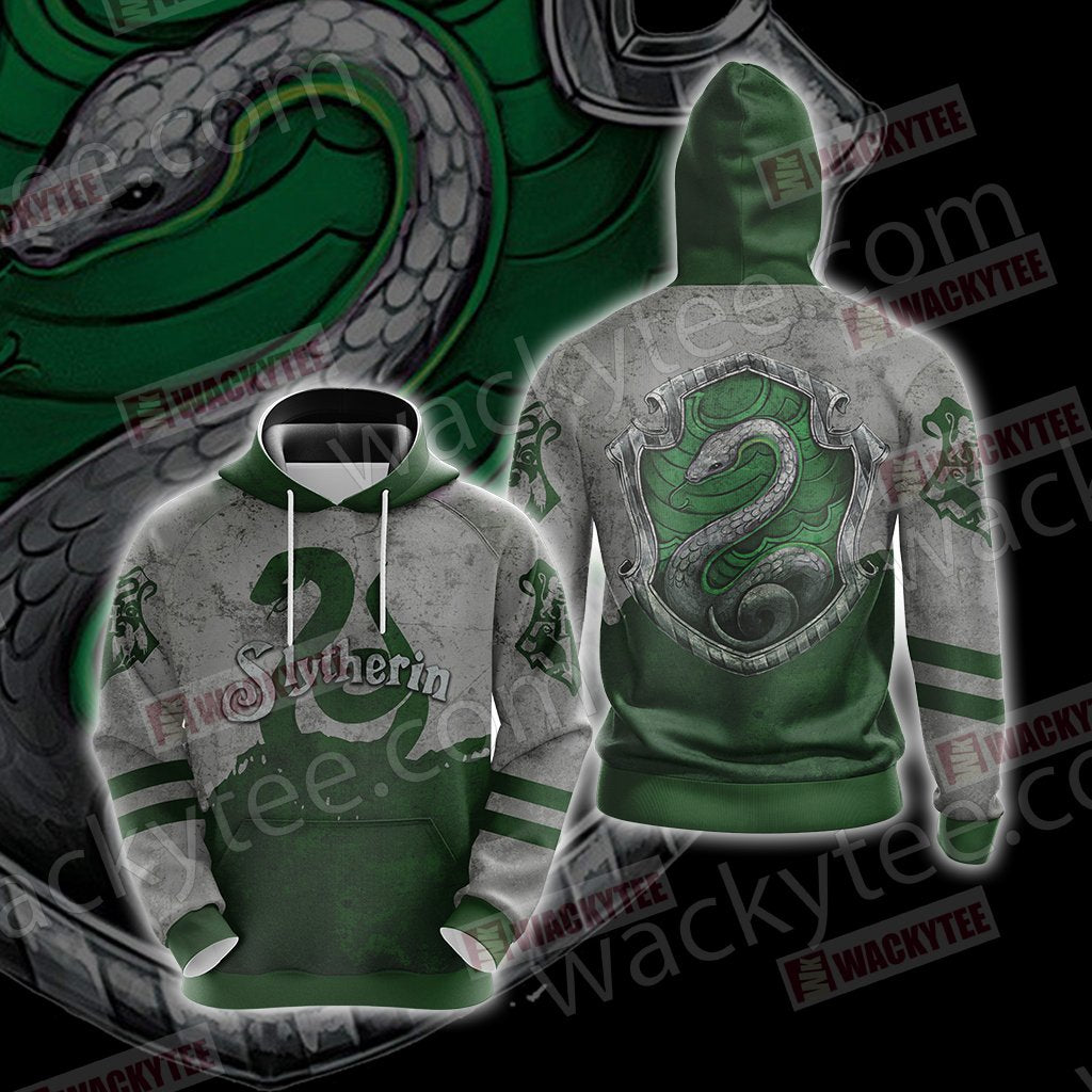 Slytherin House Harry Potter New Version Unisex 3D T-shirt Hoodie S