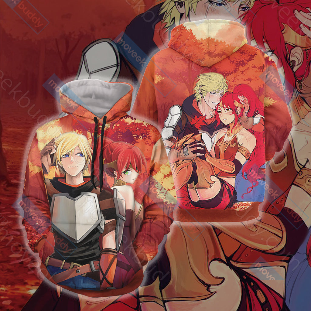 RWBY Jaune and Pyrrha Unisex 3D T-shirt Hoodie S
