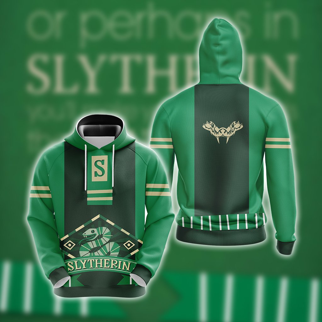 Harry Potter - Cunning Like A Slytherin New Unisex 3D T-shirt Hoodie S