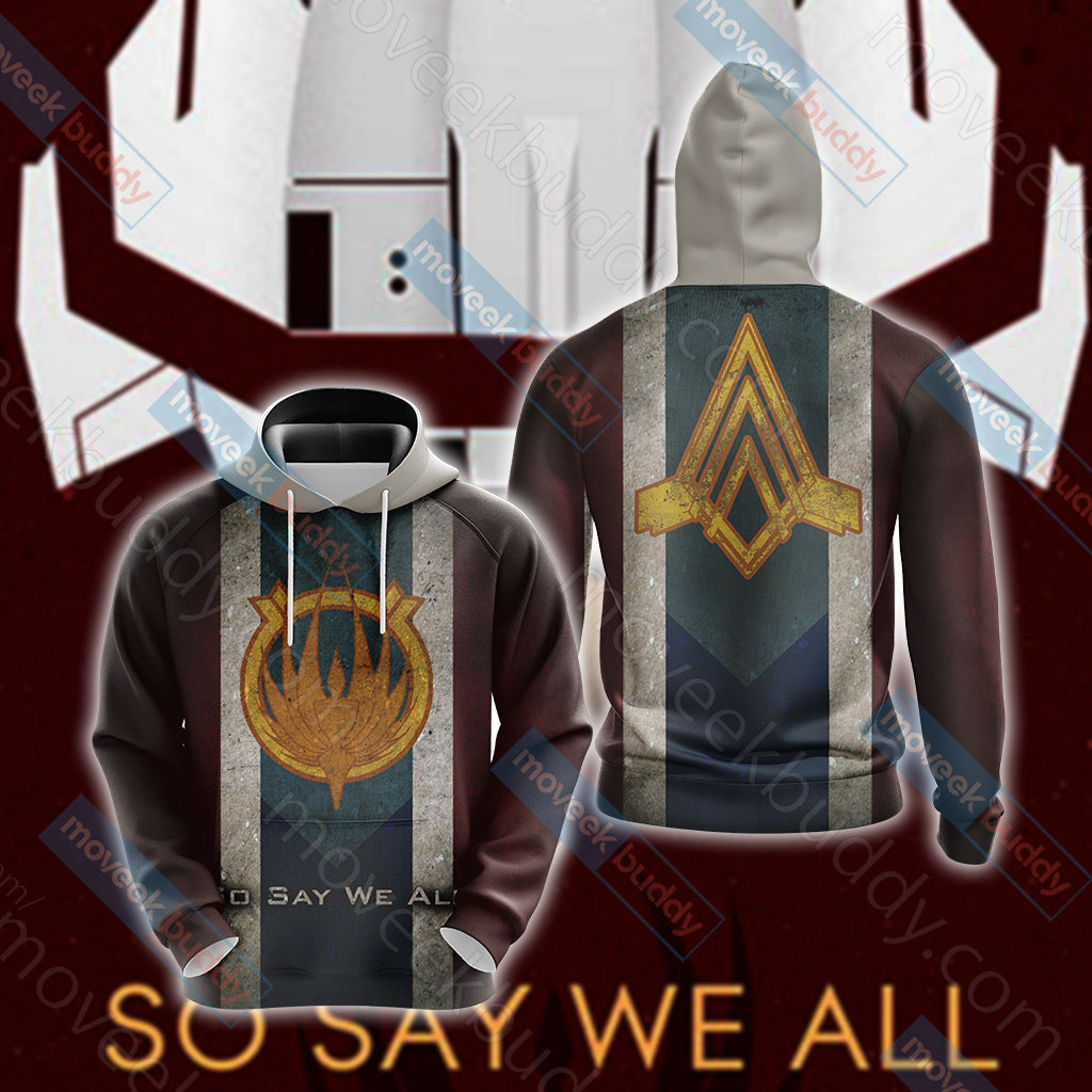 Battlestar Galactica New Version Unisex 3D T-shirt Hoodie S