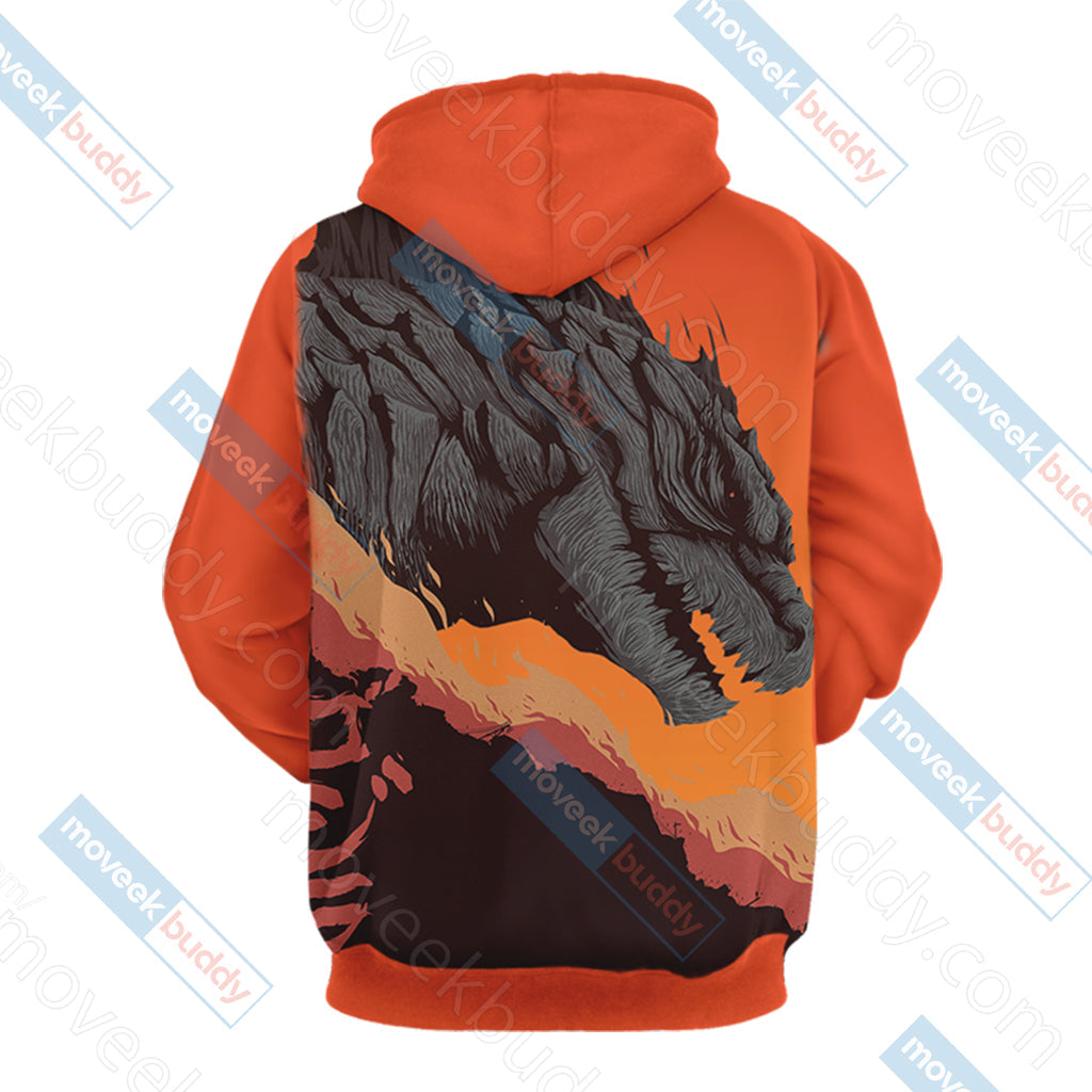 Godzilla King Of The Monsters Unisex 3D T-shirt