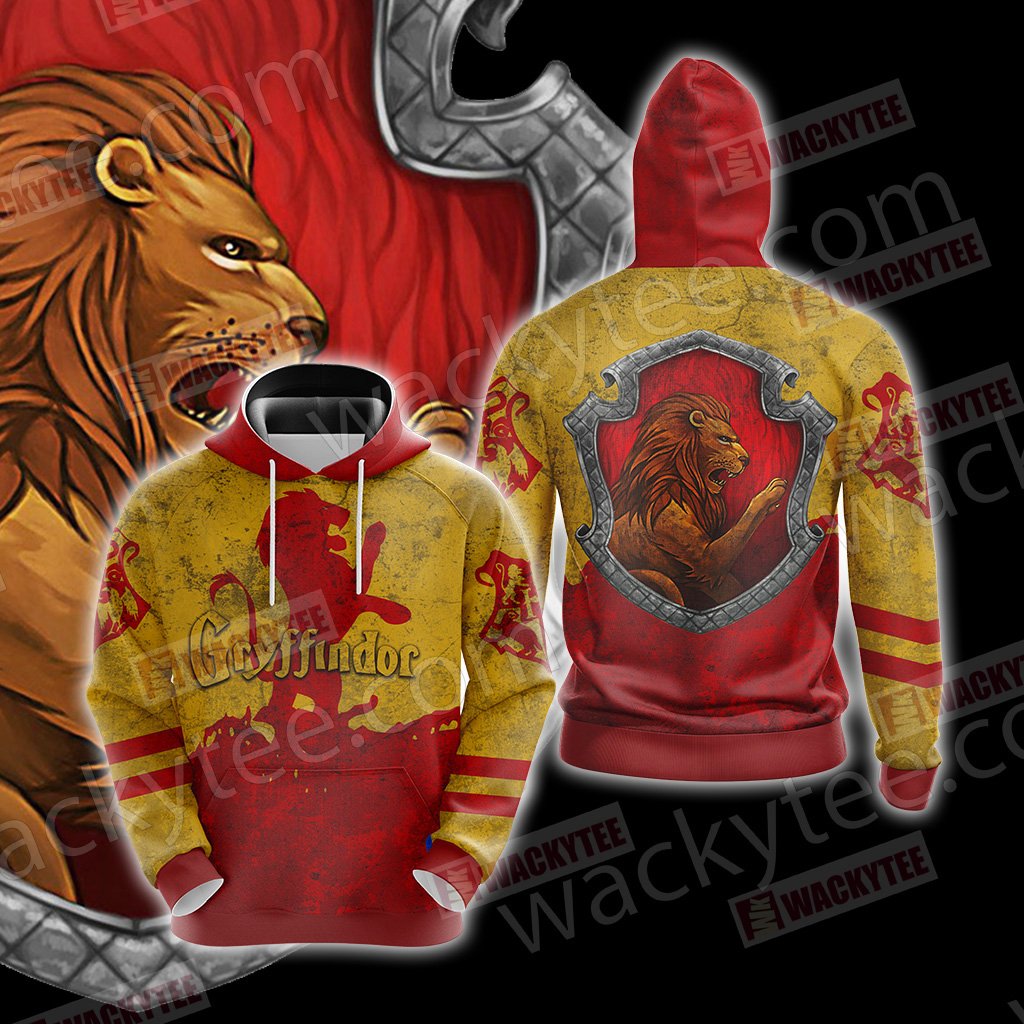 Gryffindor House Harry Potter New Version Unisex 3D T-shirt Hoodie S