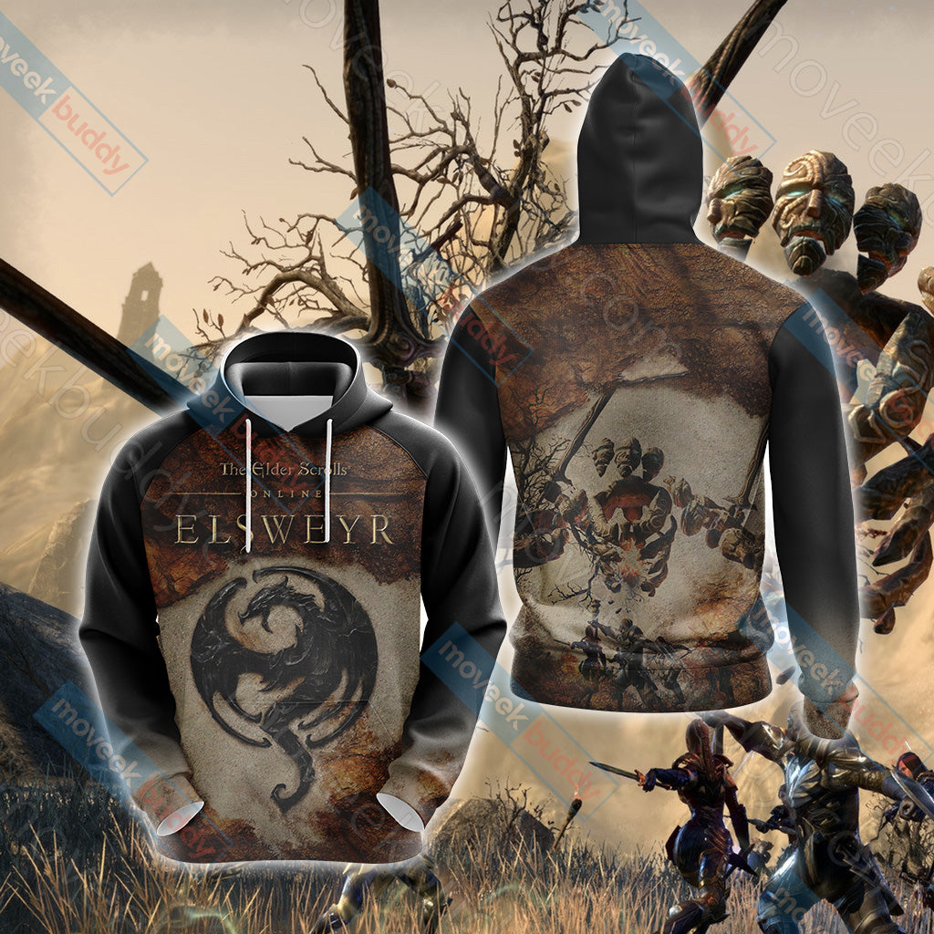The Elder Scrolls Online - Elsweyr Unisex 3D T-shirt Hoodie S