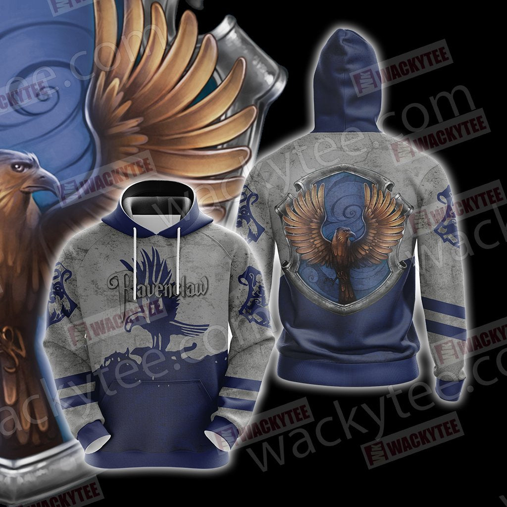 Ravenclaw House Harry Potter New Version Unisex 3D T-shirt Hoodie S