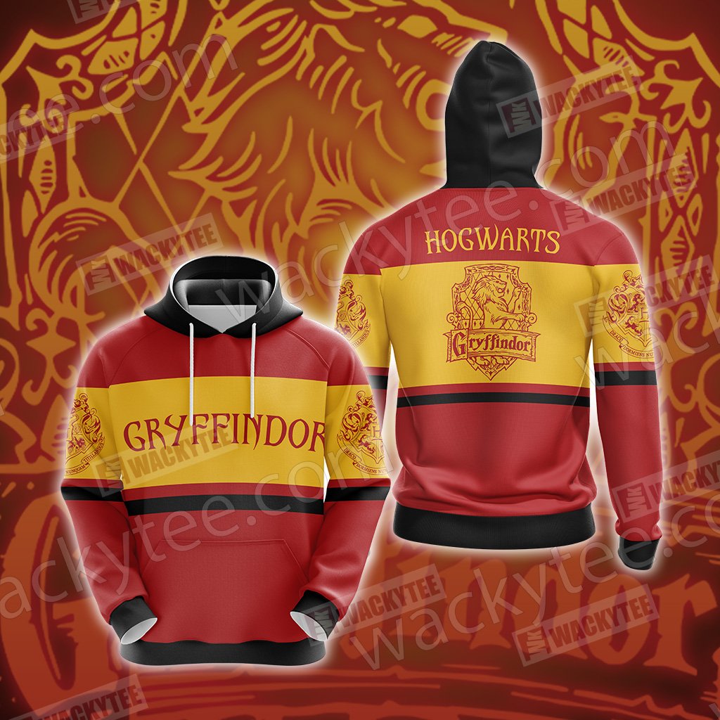 Harry Potter - Gryffindor House Wacky New Style Unisex 3D T-shirt Hoodie S
