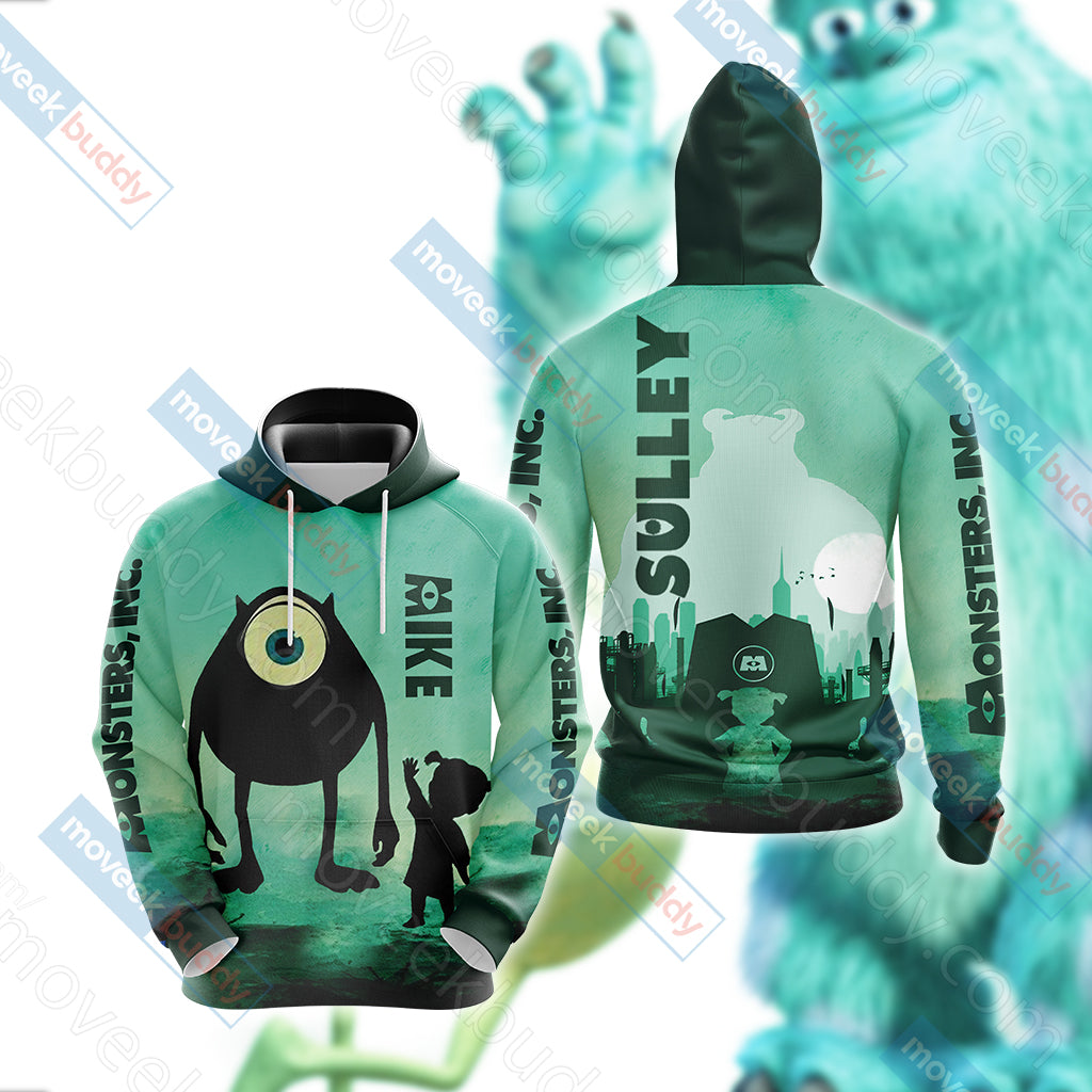 Monsters, Inc. Unisex 3D T-shirt Hoodie S