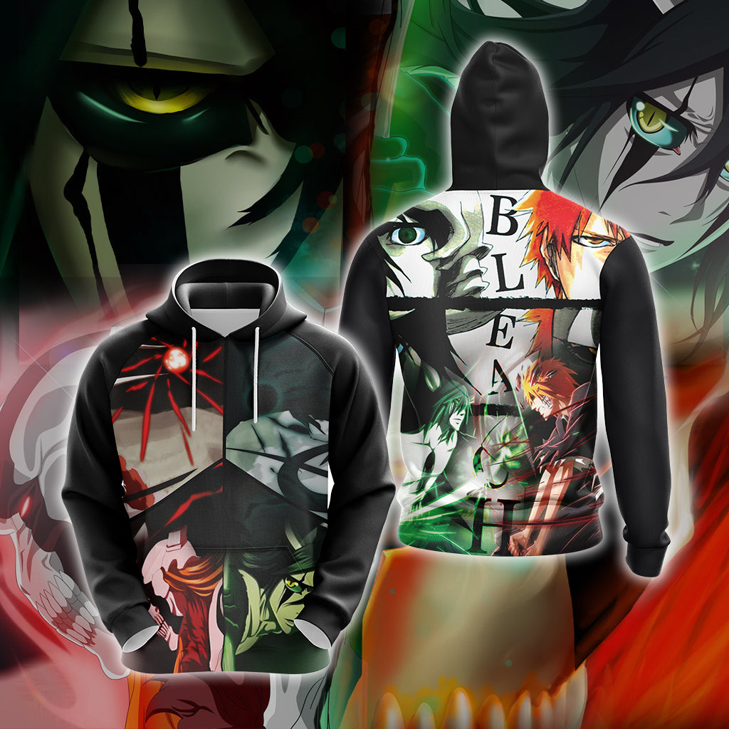 Bleach - Ichigo x Ulquiorra Unisex 3D T-shirt Hoodie S