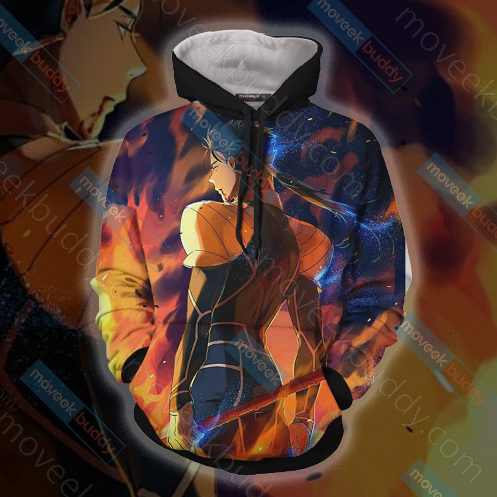 Fate/Stay Night Lancer 3D T-shirt