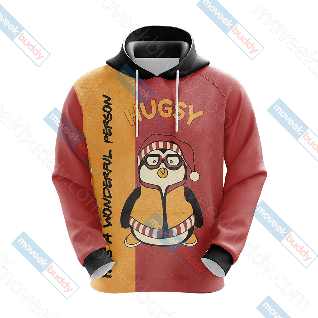Friends He Is A Wonderful Person Hugsy Unisex 3D T-shirt
