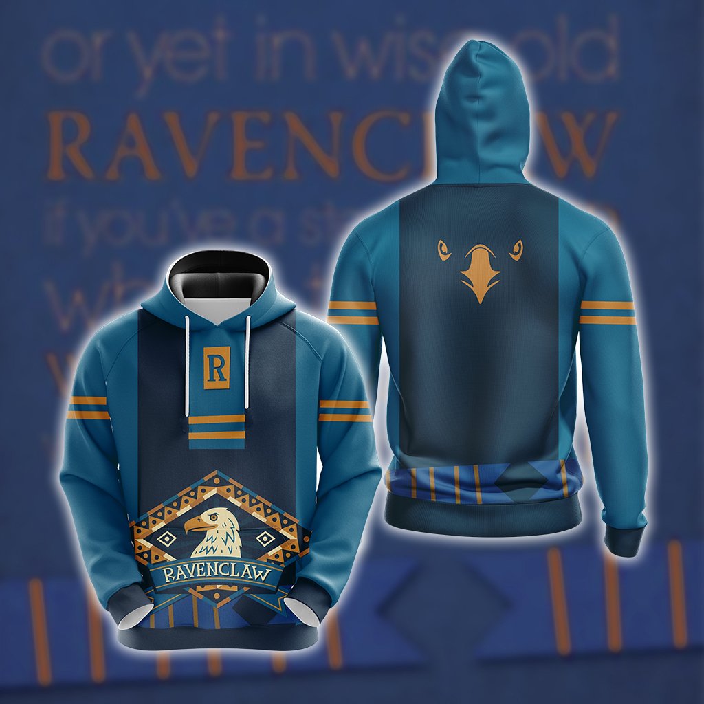 Harry Potter - Wise Like A Ravenclaw New Unisex 3D T-shirt Hoodie S