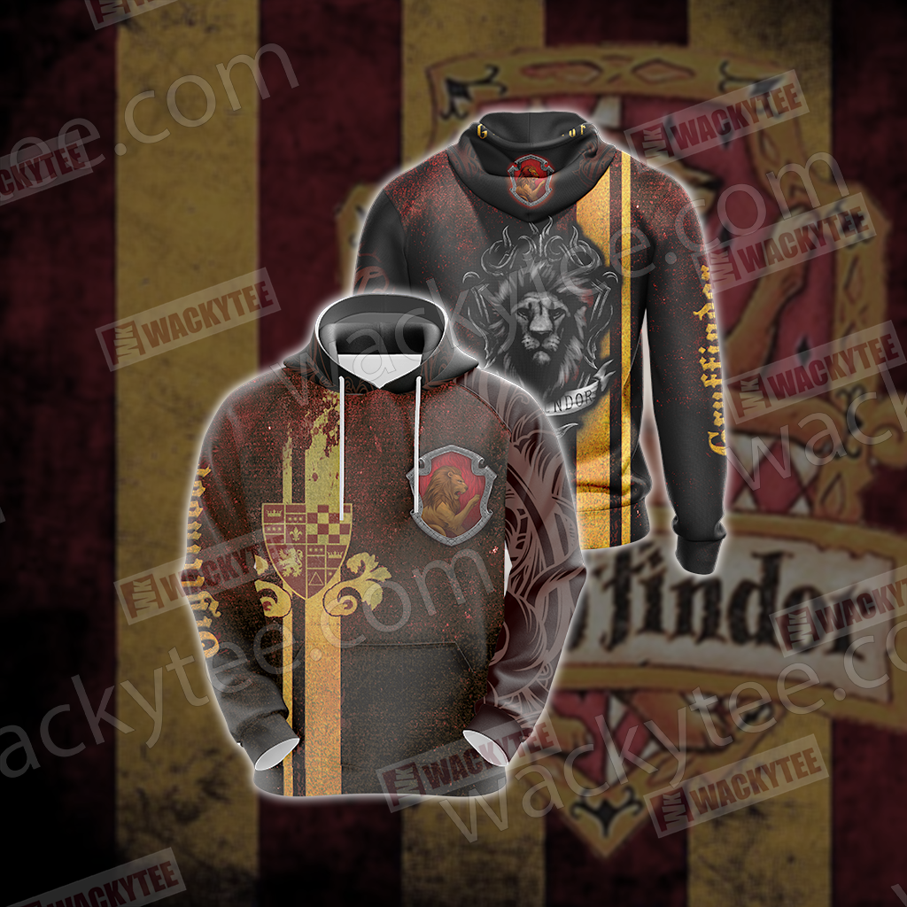 Gryffindor House Harry Potter New Look Unisex 3D T-shirt Hoodie S