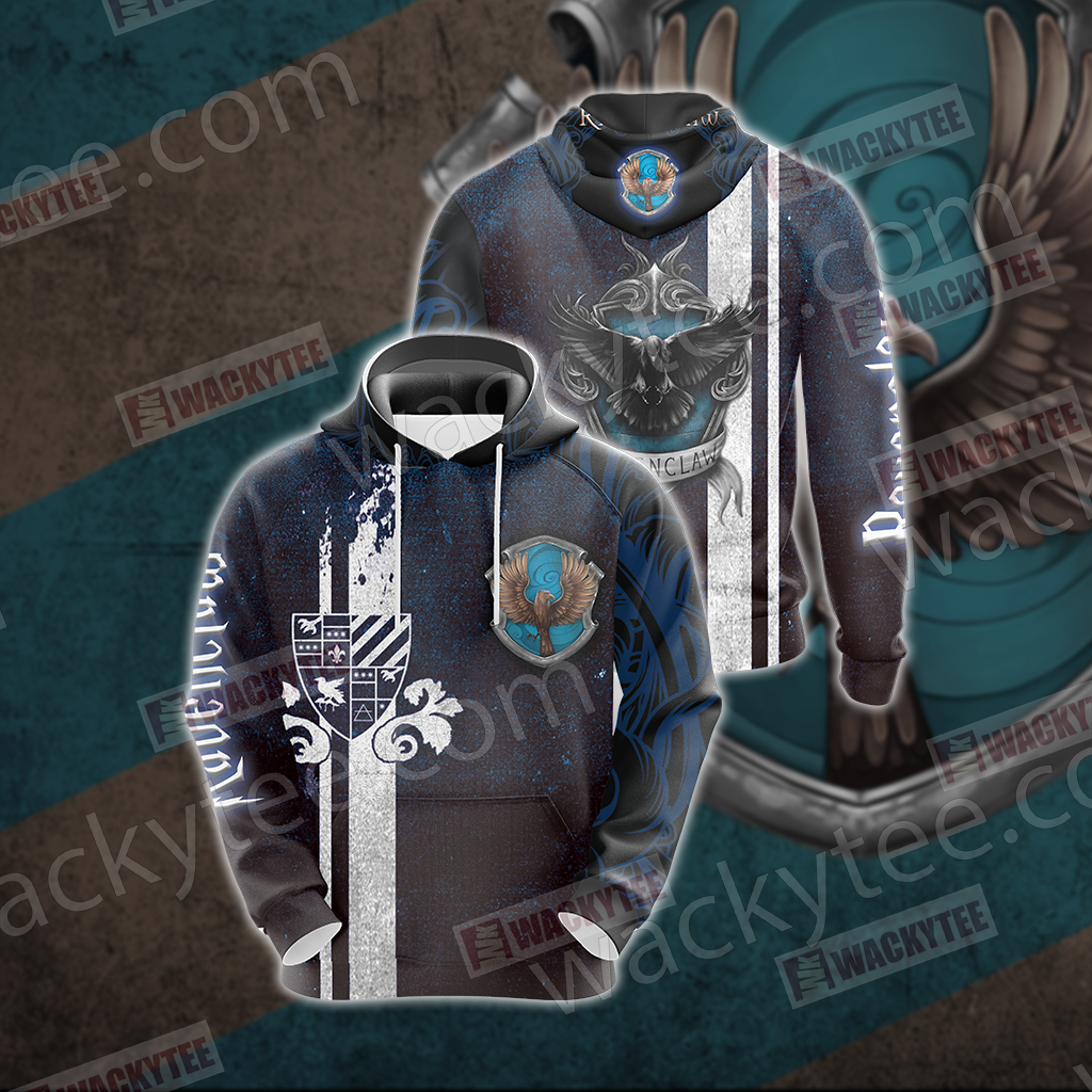Ravenclaw House Harry Potter New Look Unisex 3D T-shirt Hoodie S