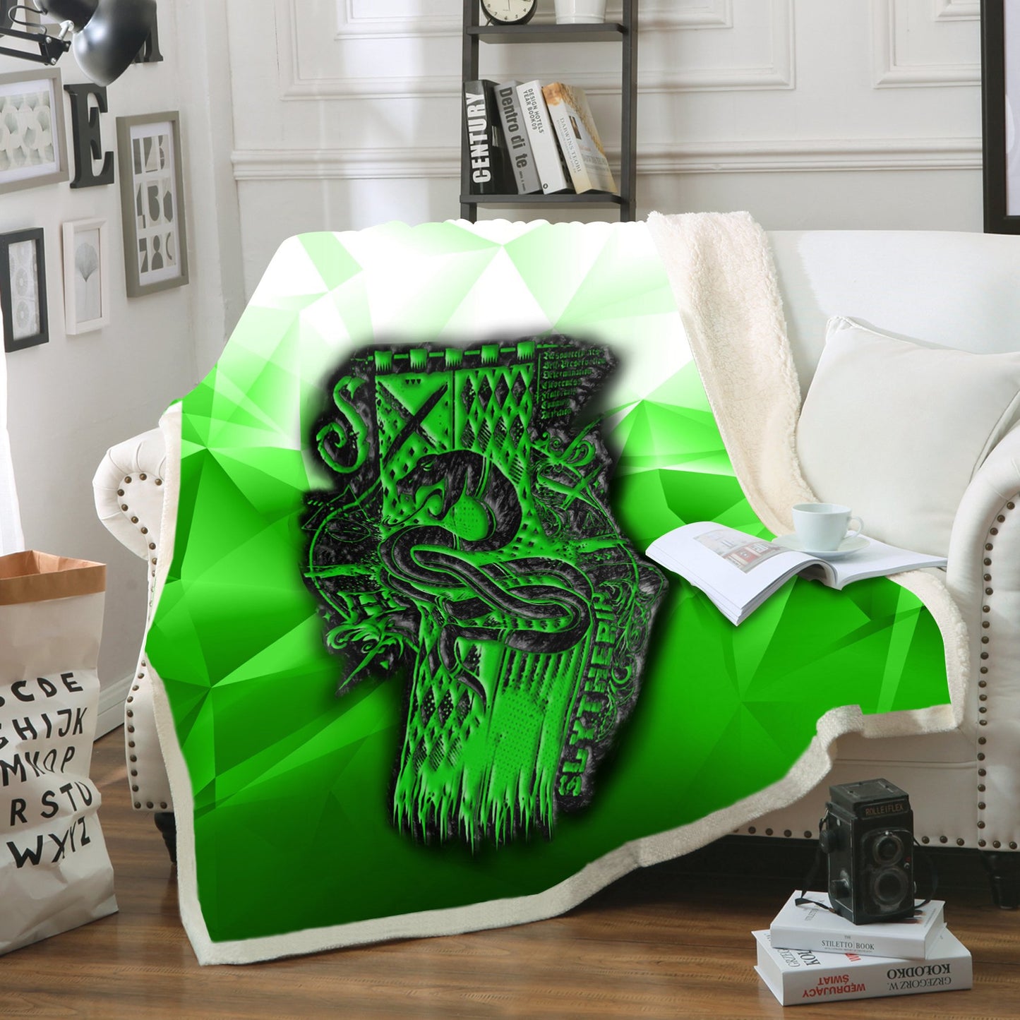 The Slytherin Snake Harry Potter 3D Throw Blanket 130cm x 150cm