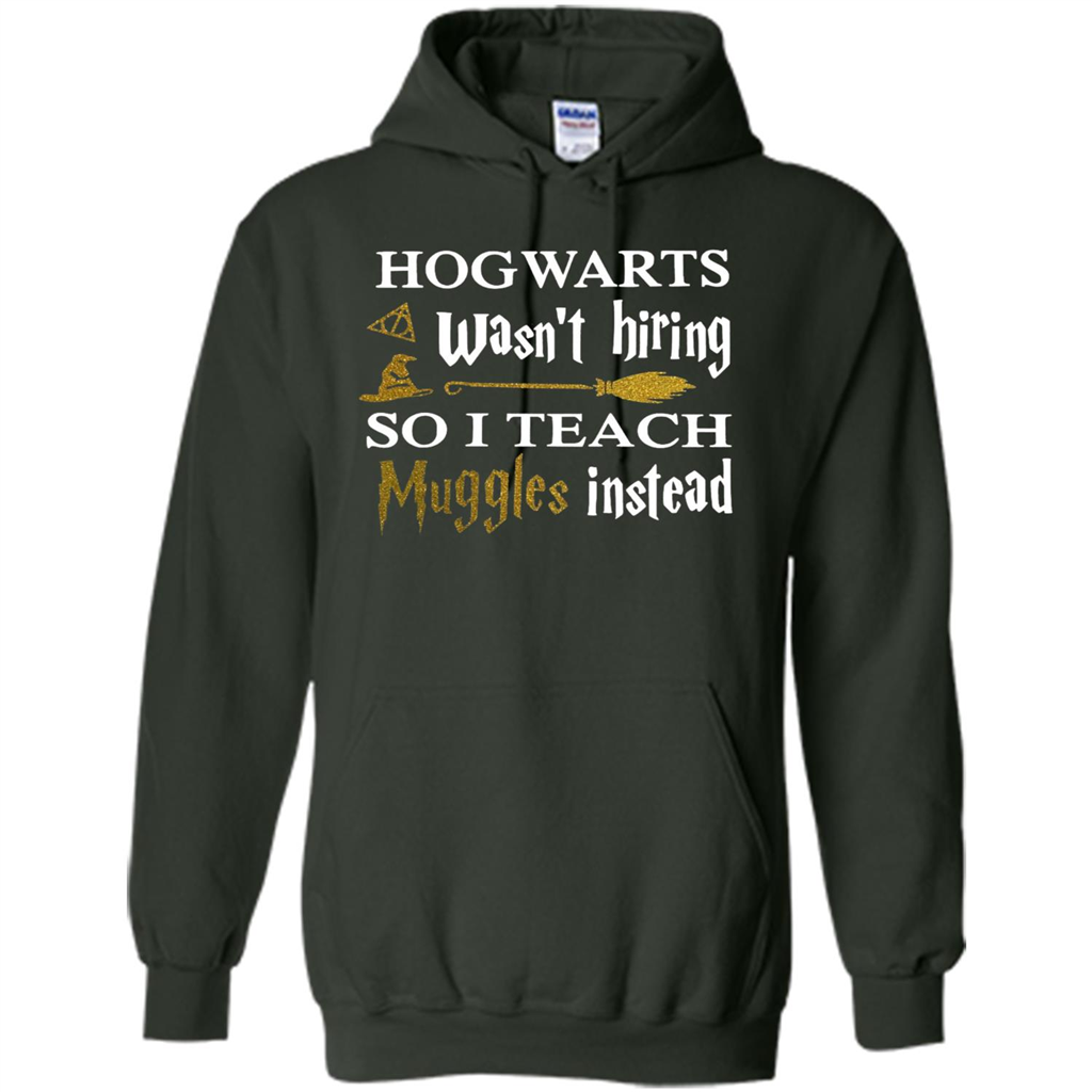 I Teach Muggles Instead T-shirt Forest Green S