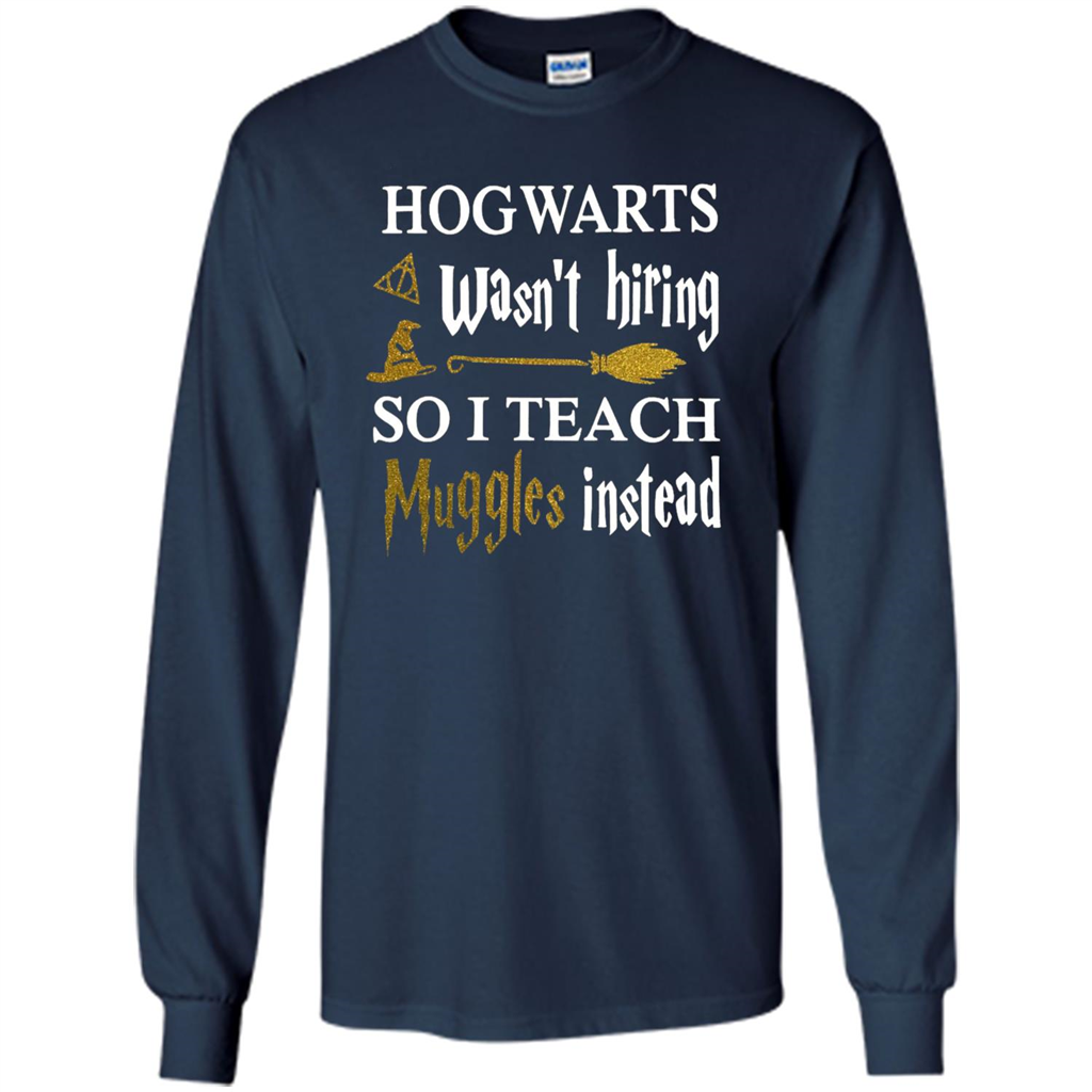 I Teach Muggles Instead T-shirt Navy S