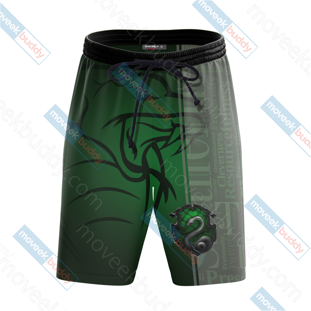 You Might Belong In Slytherin Harry Potter Hogwarts Beach Shorts